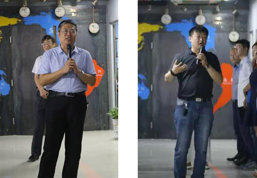 院長(zhǎng)和般德閥門(mén)董事長(zhǎng)發(fā)表講話