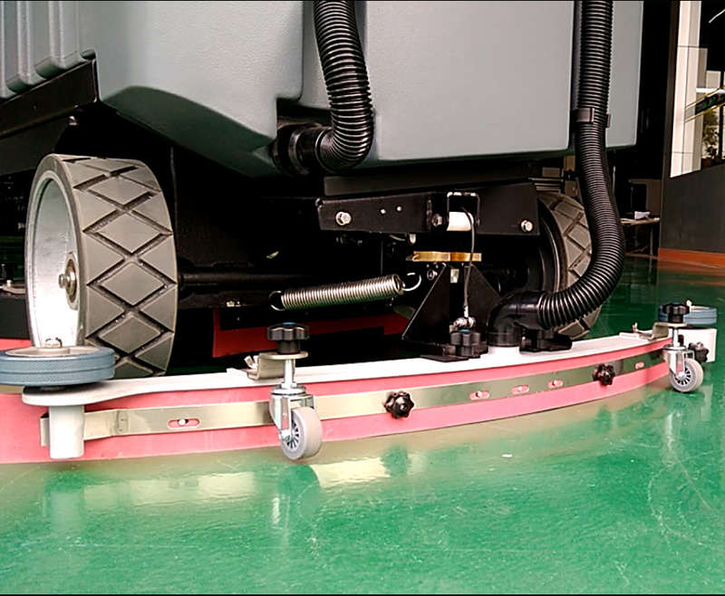 旭潔洗地機工業(yè)手推式洗地機，吸水扒吸水效果好