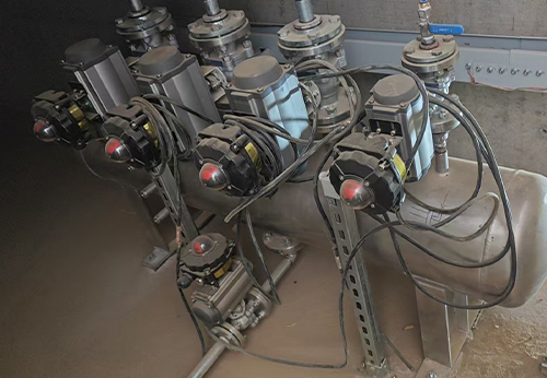 上海某公司采購(gòu)般德氣動(dòng)法蘭球閥